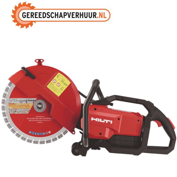 Hilti bandenzaag - doorslijper huren - 350 mm blad - Accu Hilti bandenzaag - doorslijper huren - 350 mm blad - Accu