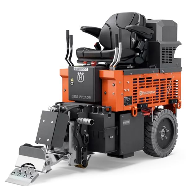 Verlijmd en genageld parket verwijderen met de ride on vloerenstripper. Te huur in Utrecht