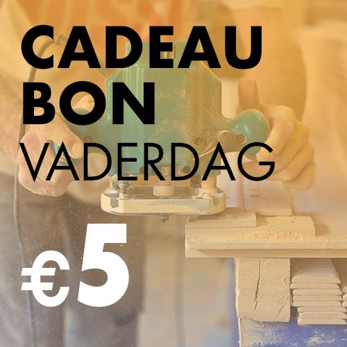 Vijf euro klustegoed met de gereedschapverhuur.nl waardebon